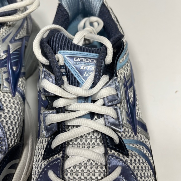 Brooks Adrenaline GTS 12 Road-Running Shoes - Women's Size Us 8.5 Grey/blue - Picture 4 of 10